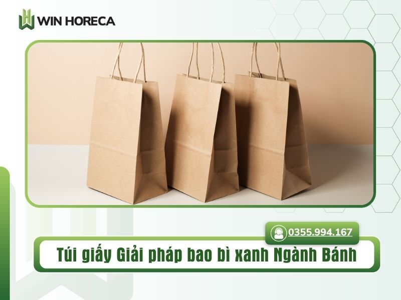 Túi Giấy Giải Pháp Bao Bì Xanh Ngành Bánh